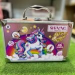 Maquillage unicorn 🦄 2 etage valise alluminium non toxic