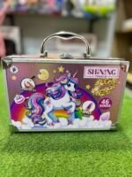 Maquillage unicorn 🦄 2 etage valise alluminium non toxic