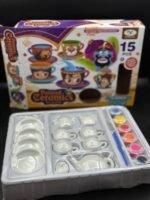 service a thé ceramic (coloriage concept)