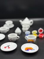 service a thé ceramic (coloriage concept) – Image 3