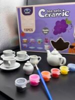 service a thé ceramic (coloriage concept) – Image 6
