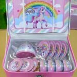 set de thé métal + porte fruit 💜