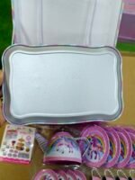 set de thé métal + porte fruit 💜 – Image 9