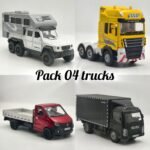 4in1 pack de 04 camions et truck