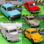 01 pack de 05 voitures nostalgie 🇩🇿 en métal (12cm)