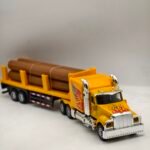 camion semi-remorque américain 31cm tête métal