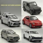 01 pack de 05 voiture en métal modern car 12cm