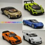 0 pack de 5 voitures sport 12cm