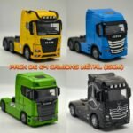 04 pcs Pack de camions métal (15cm)