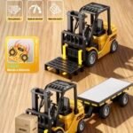 Clarck miniature avec remorque et voiture métal télécommandé avec batterie rechargeable ⚡